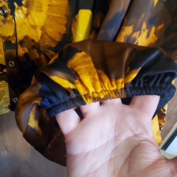 C WONDER BY CHRISTIAN SIRIANO GEORGETTE BUTTON BLOUSE. XL.NWOT - Picture 3 of 10